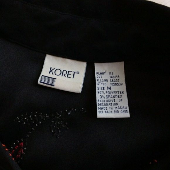 Koret | Black Long Sleeve Button Down Shirt - Picture 4 of 6